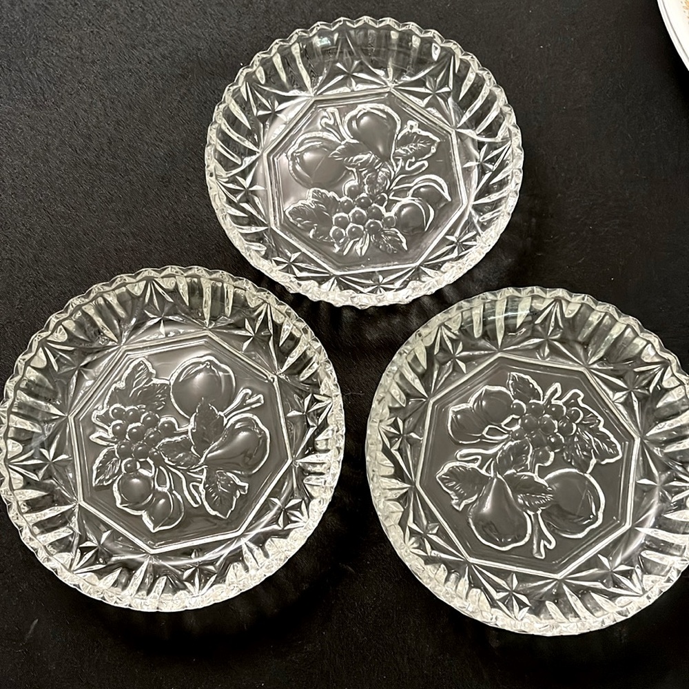 Federal Glass Company Pioneer Nappy Dishes